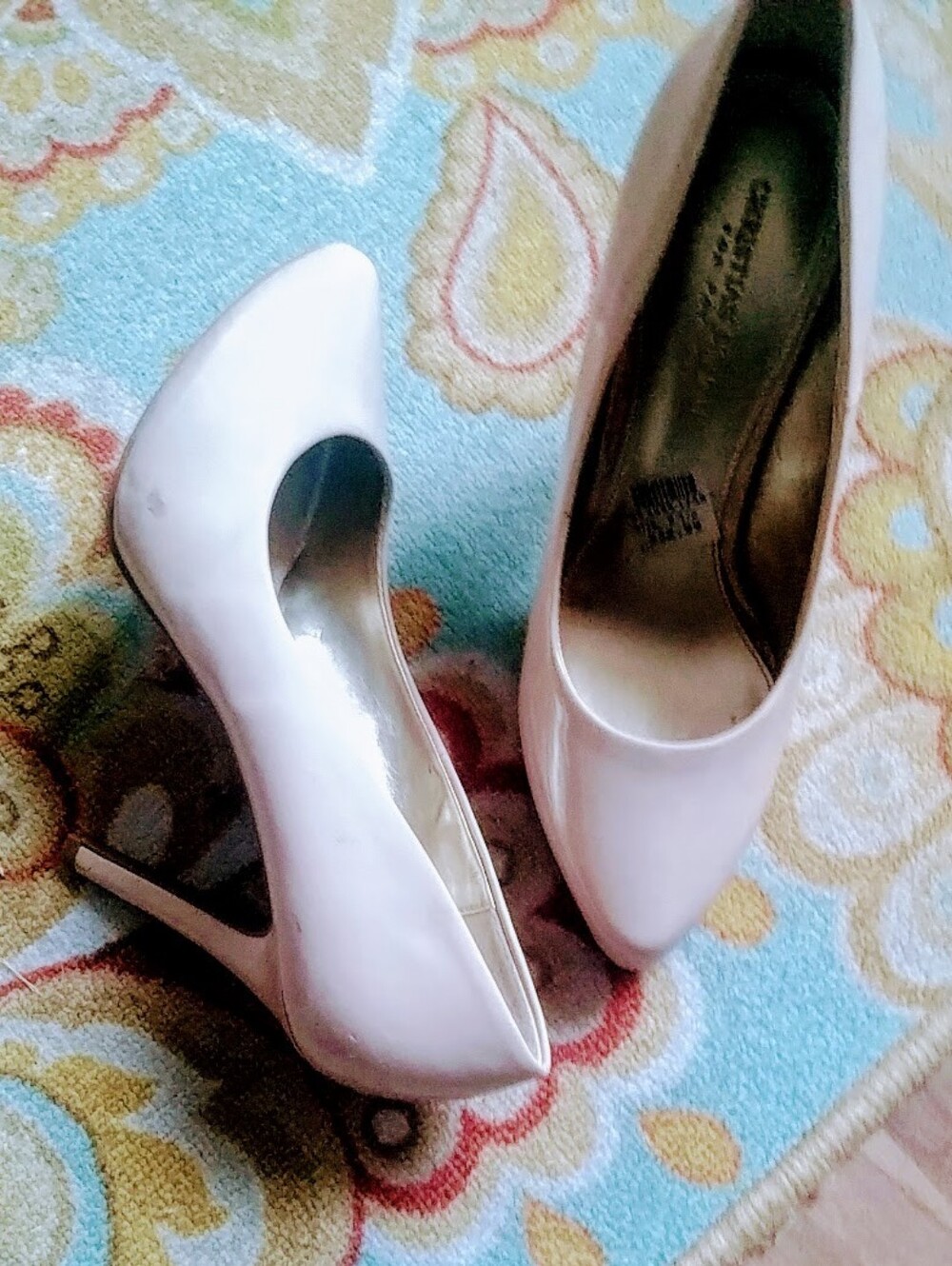 Christian Siriano Pale Pink Pointed-Toe Stiletto Pumps Size 8